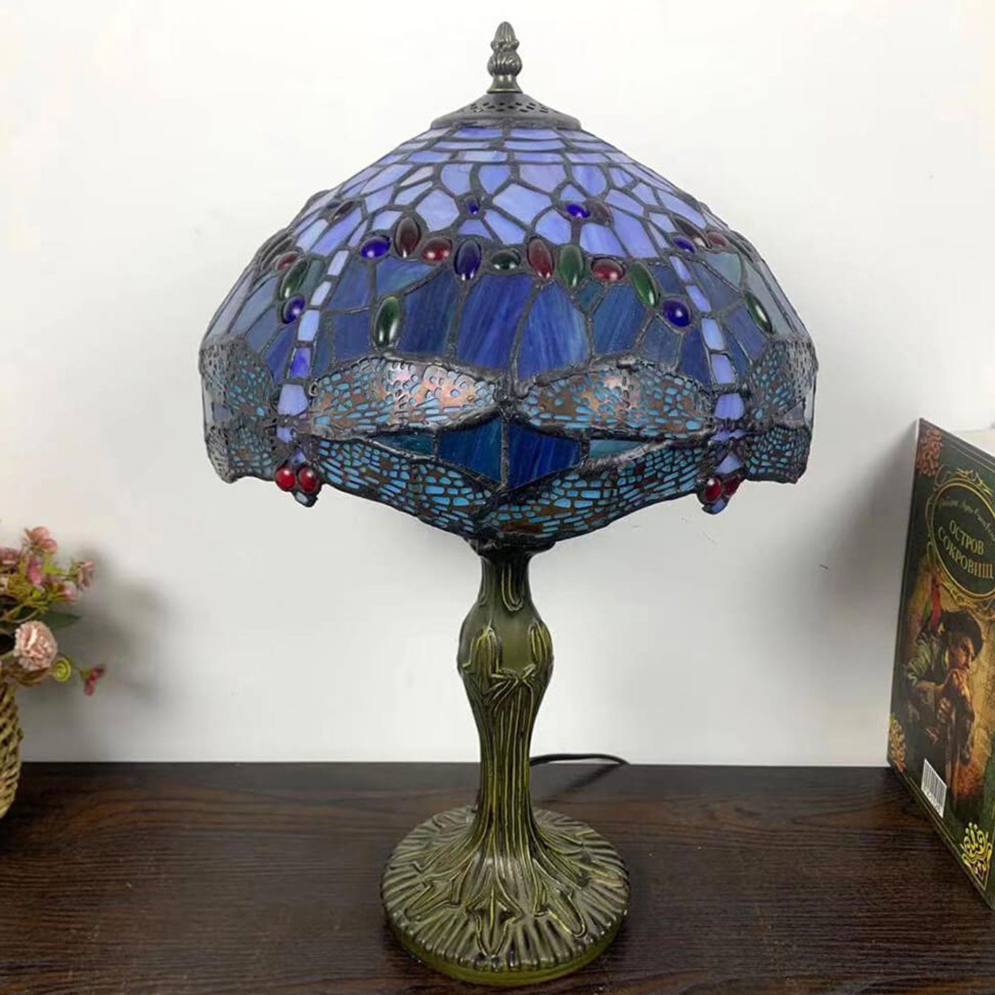 Alloy Stained Glass Table Lamp