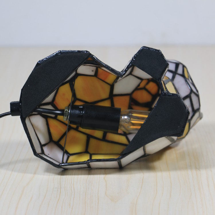 Stained Glass Cat Bedroom Table Lamp