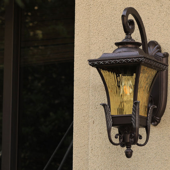 Aluminum Water-ripple Acrylic Patio Outdoor Light