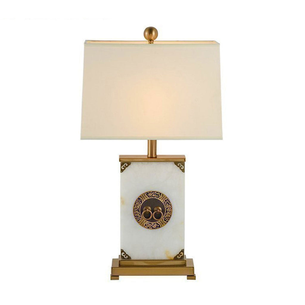 Lucite Copper Table Lamp