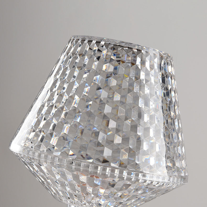 Crystal Wine Glass Acrylic Table Lamp