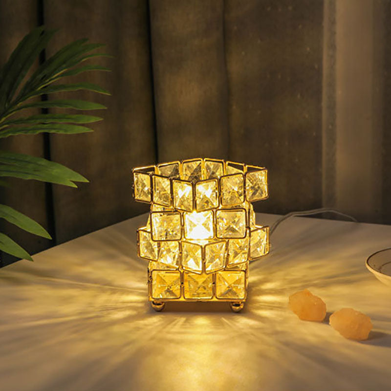 Hardware Cube Bedroom Table Lamp