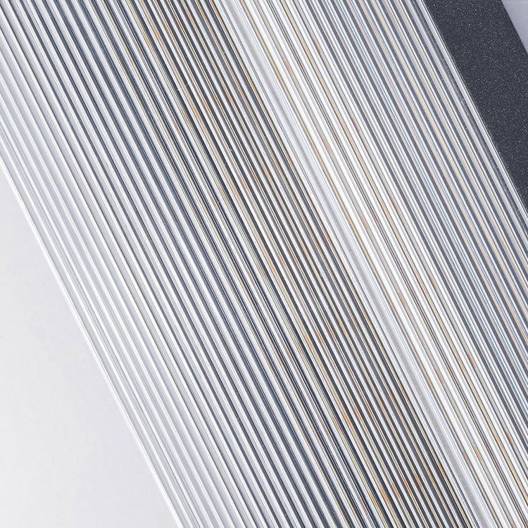Striped Rectangle Stainless Steel Outdoor Light