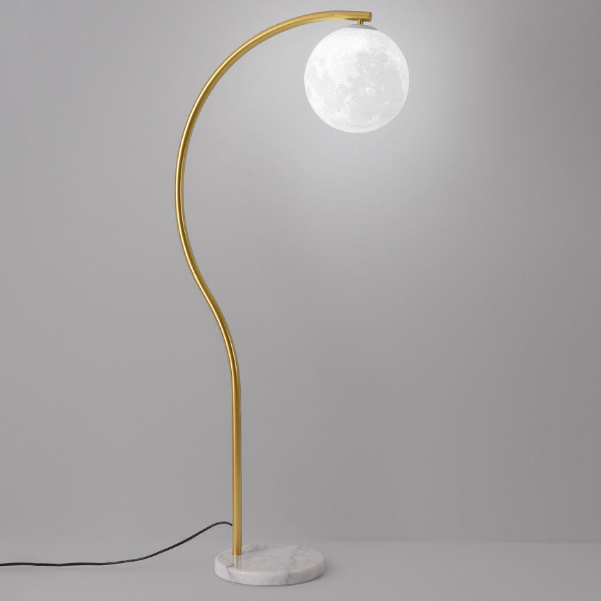 Iron Marble Floor Lamp