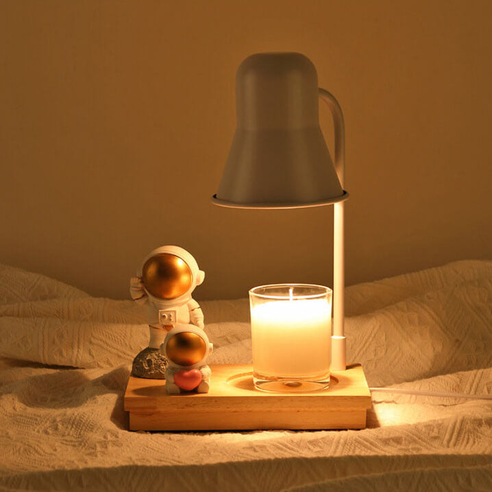 Astronaut Aromatherapy Melting Wax 2-Light Table Lamp