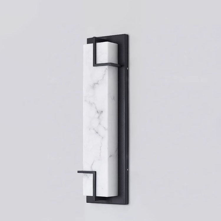 Rectangular Stainless Steel Resin Outdoor Light