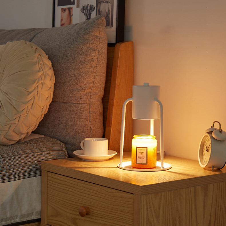Cylinder Iron Melting Wax Table Lamp