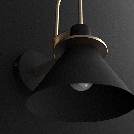 Macaron Horn Iron Hallway Wall Lamp