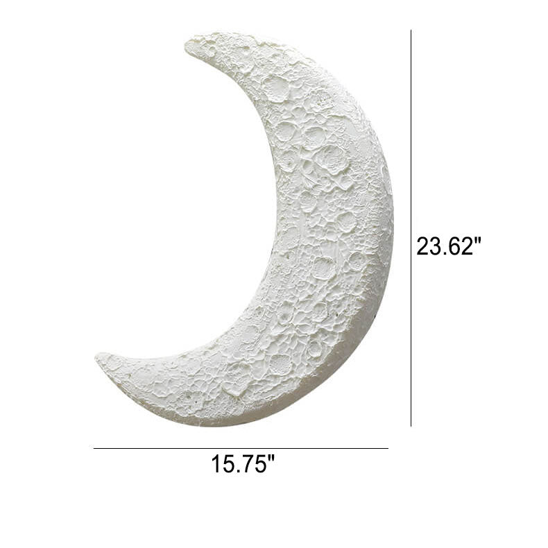 Moon Shape Resin Rainproof Outdoor Light