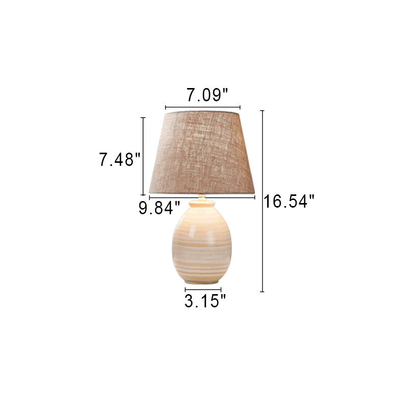 Minimal Ceramic Hardware Table Lamp