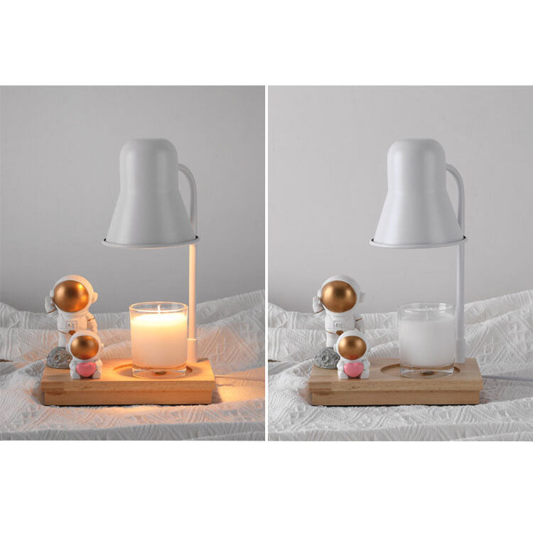 Astronaut Aromatherapy Melting Wax 2-Light Table Lamp