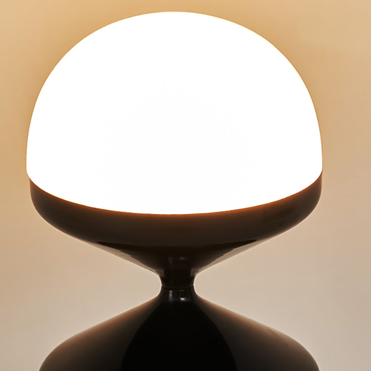 Wave Iron Glass Bedroom Table Lamp