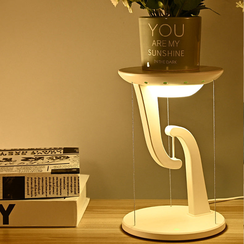 Suspended Wireless Charging ABS Table Lamp