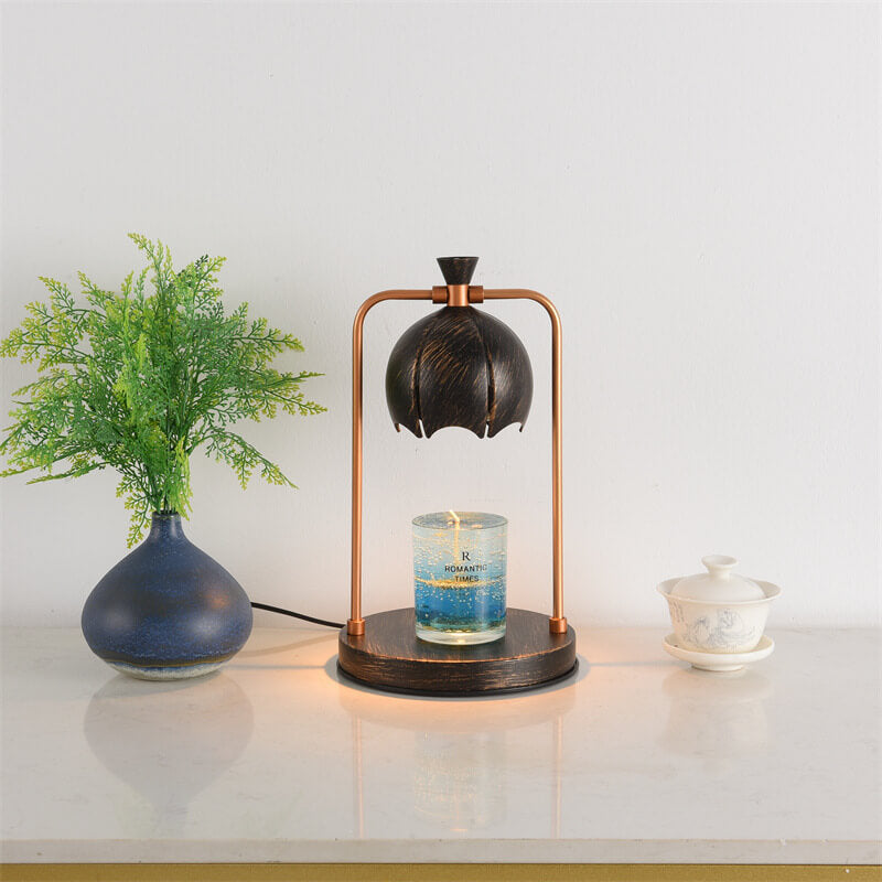 Orchid Metal Aromatherapy Melting Table Lamp