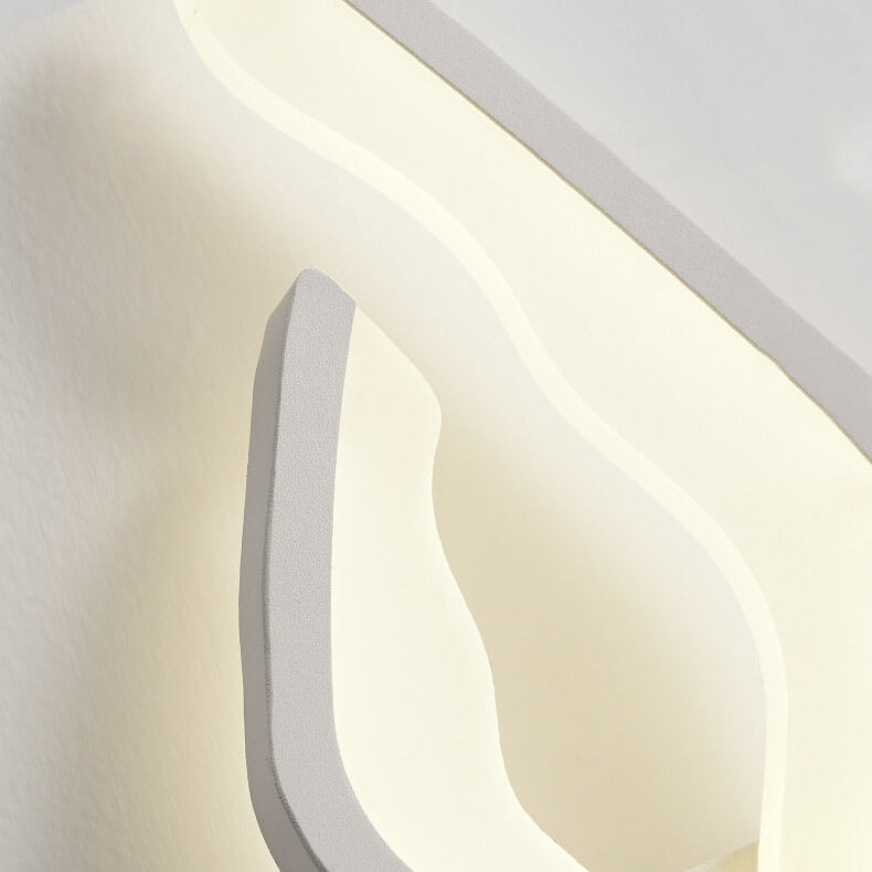 Acrylic Flame Design Wall Lamp