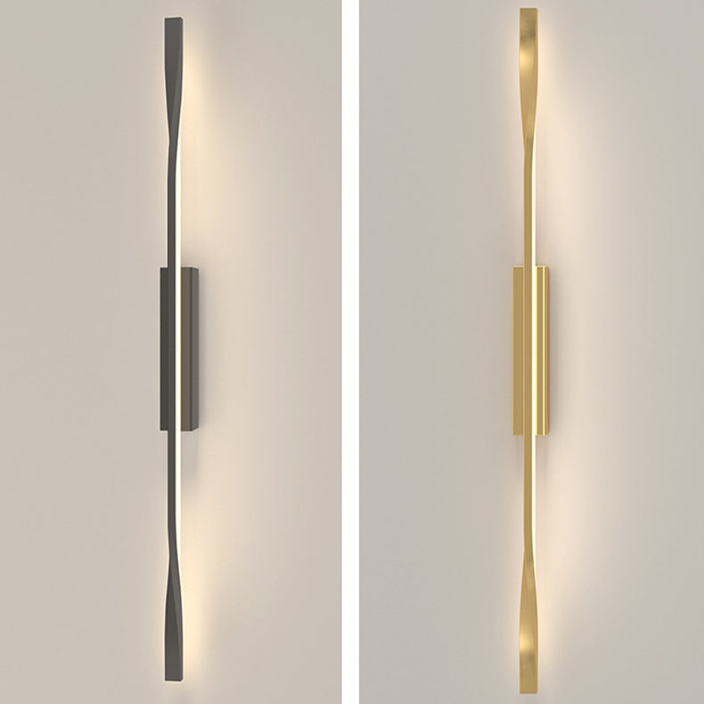Aluminum Straight Line Silicone Wall Lamp