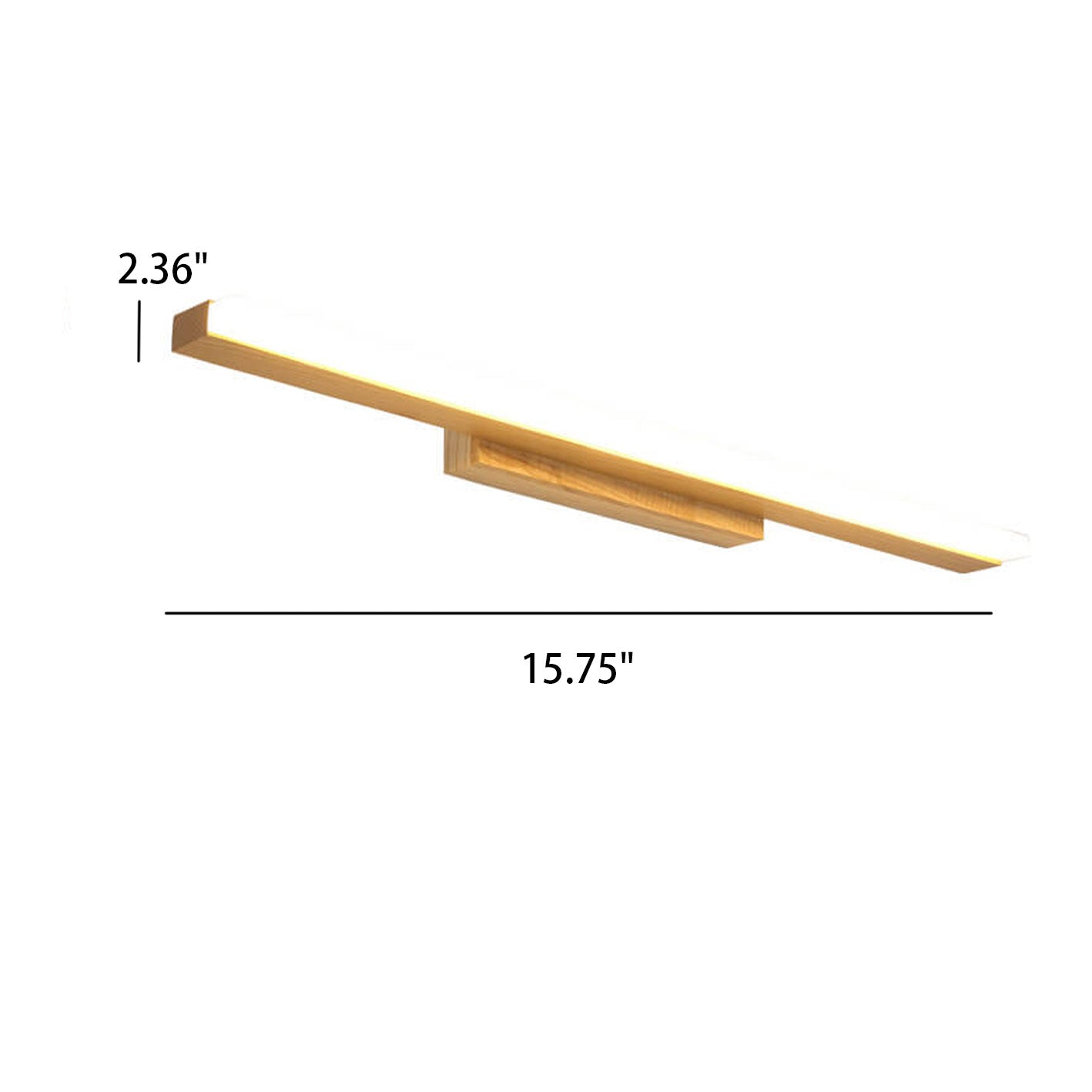 Log Strip Vanity Wall Lamp