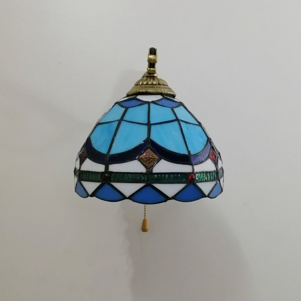 Resin Glass Flower Shape Wall Lamp