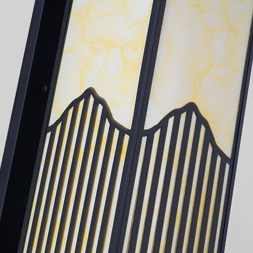 Aluminum Rectangular Column Outdoor Light