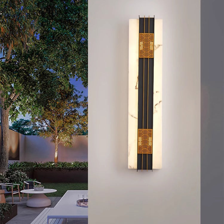Rectangular Cloud Stainless Steel Outdoor Light
