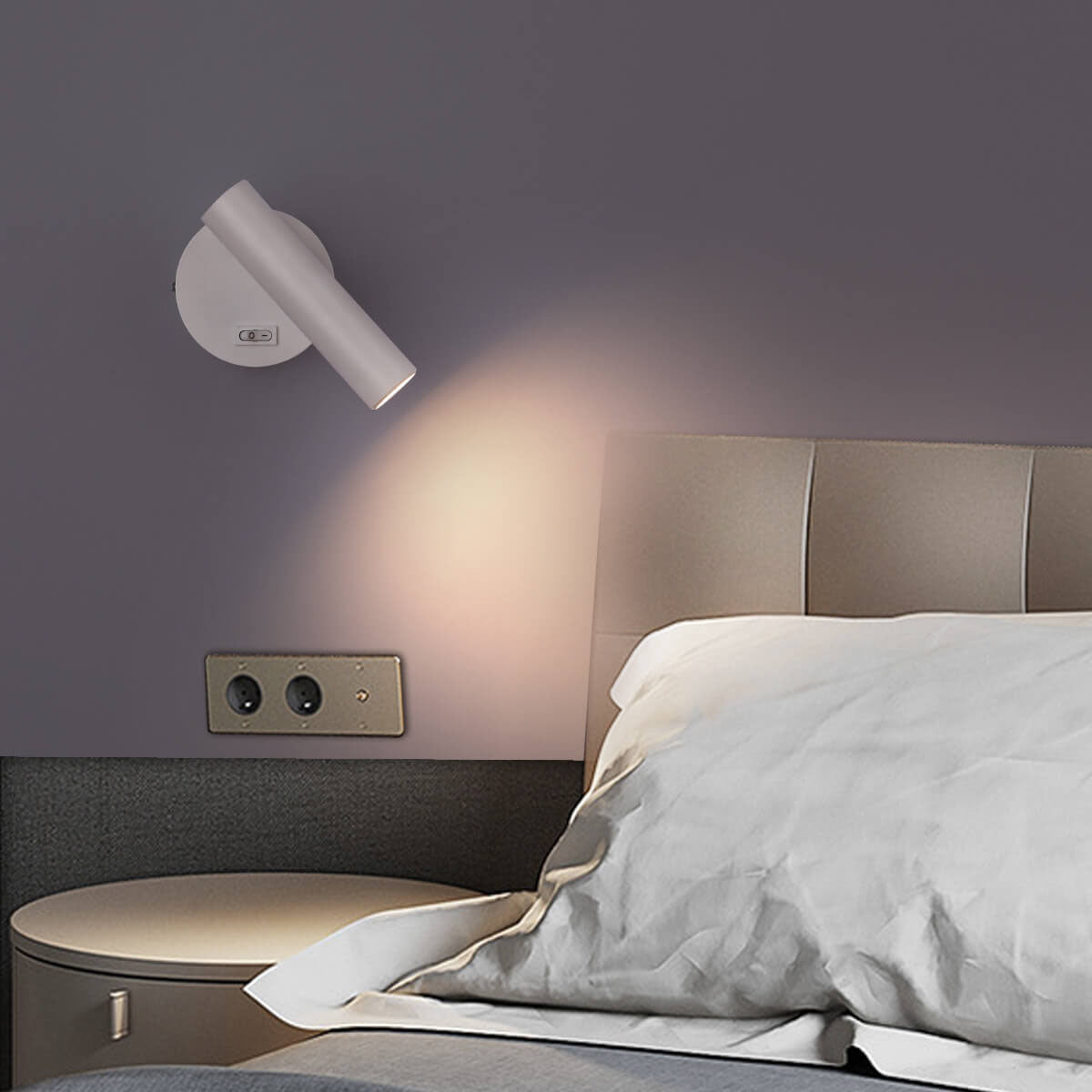 Solid Color Aluminum Wall Lamp