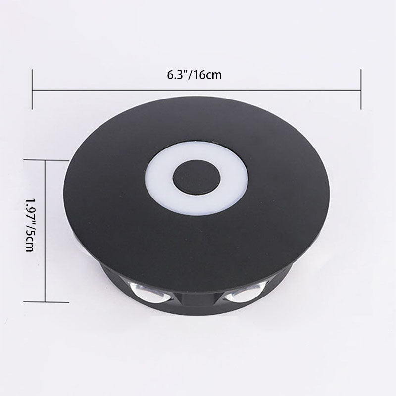 Aluminum Round Patio Outdoor Light