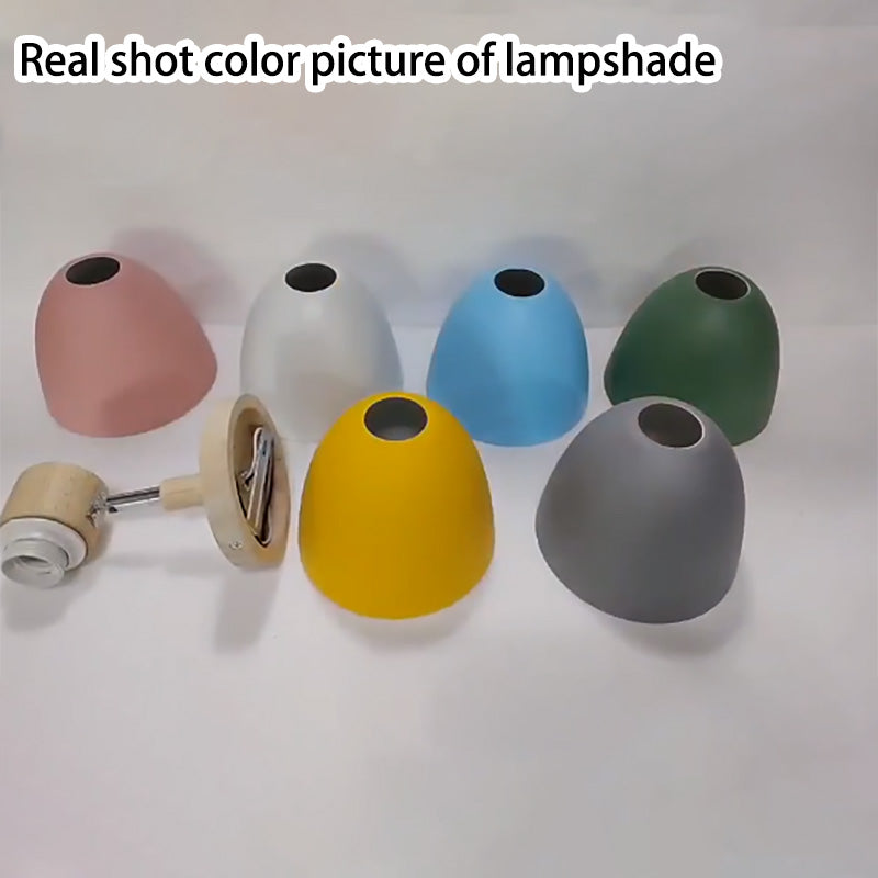 Solid Color Macaron Iron Wall Lamp