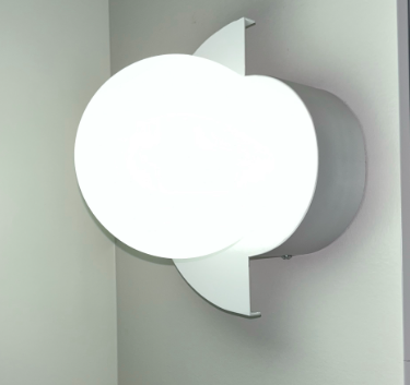 Glass Spherical Colorful Semicircle Wall Lamp