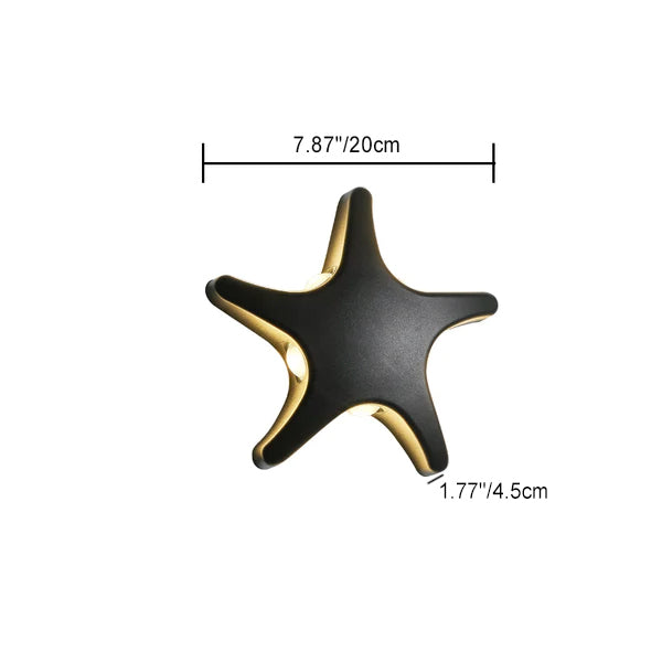 Aluminum Starfish Design Patio Outdoor Light