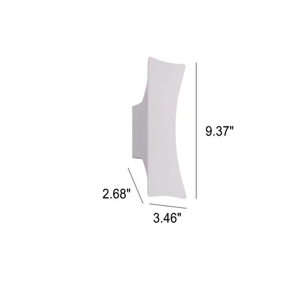 Rectangular Curved Outdoor Light