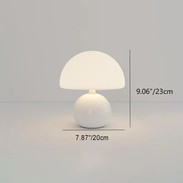Round Cylinder Mushroom Round Table Lamp