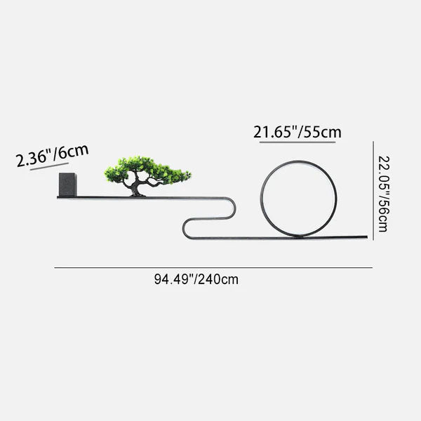 Aluminum PVC Painting Pine Outdoor Light