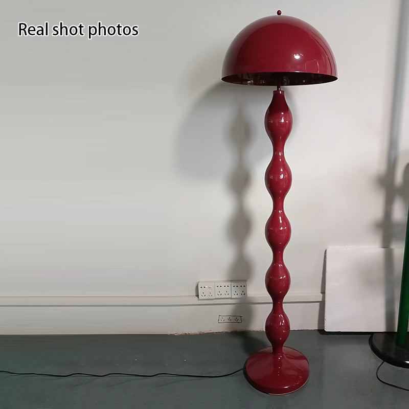 Contemporary Scandinavian Cream Mushroom Floor Lamp