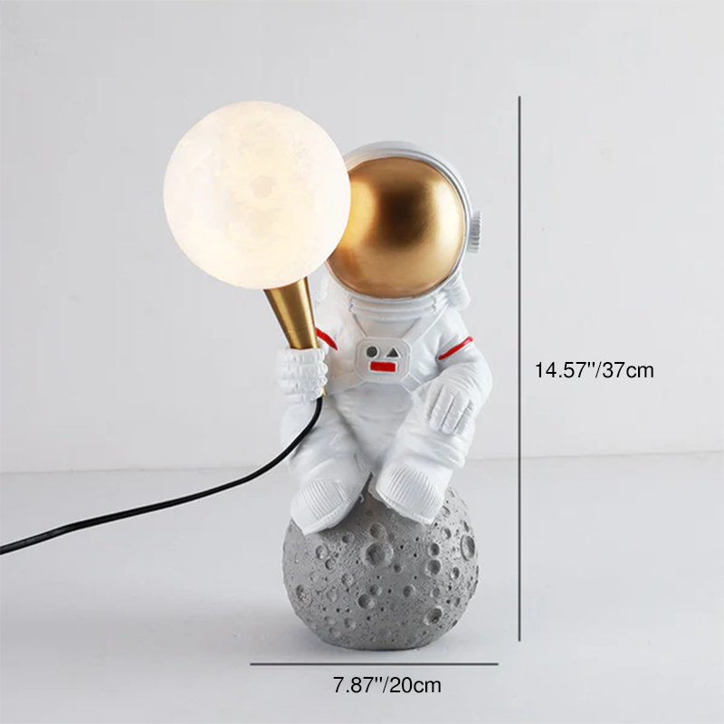 Resin ABS Astronaut Bedroom Table Lamp