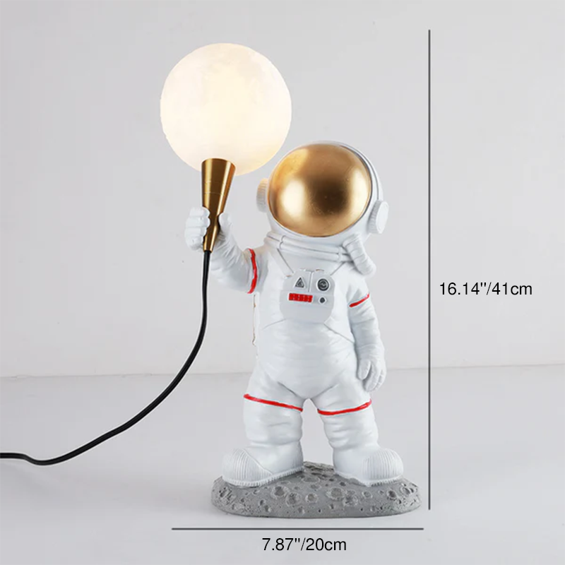 Resin ABS Astronaut Bedroom Table Lamp