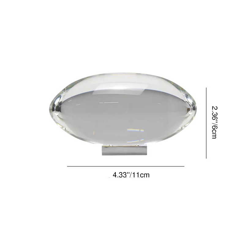 Crystal Projection Angel Eye Table Lamp