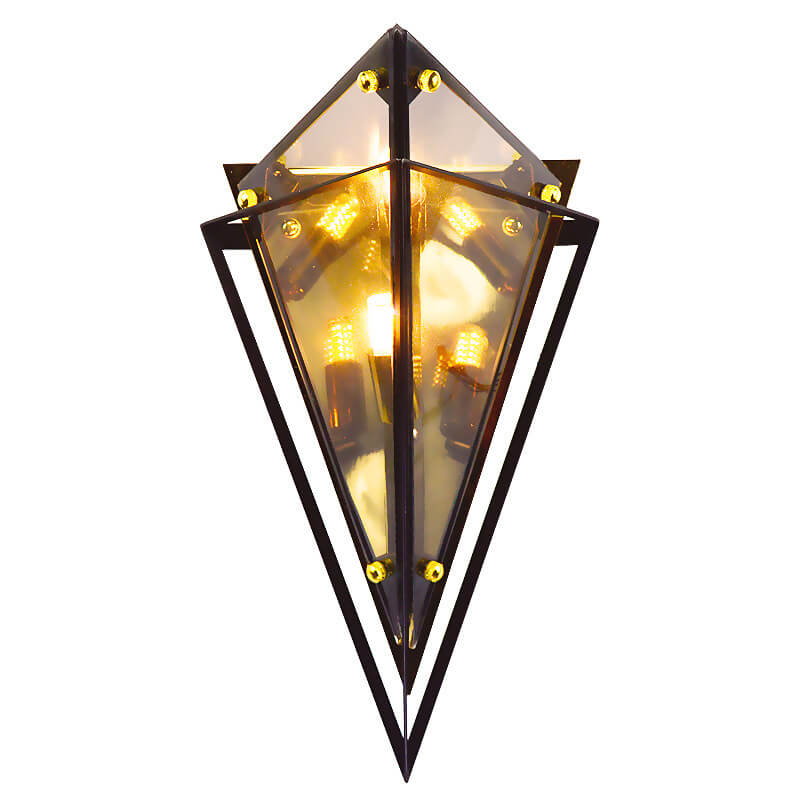 Glass Triangle Wall Lamp