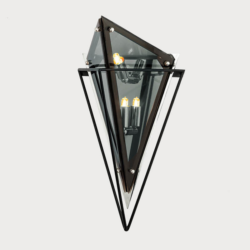 Glass Triangle Wall Lamp