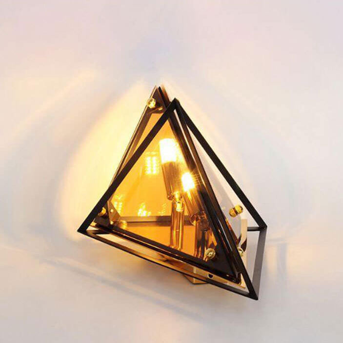 Glass Triangle Wall Lamp