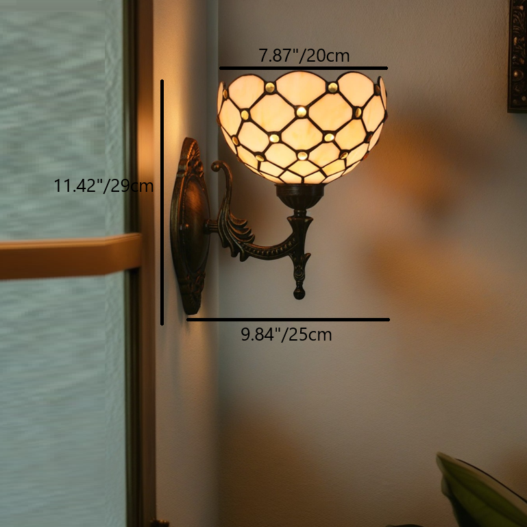 Half Circle Alloy Iron Wall Lamp