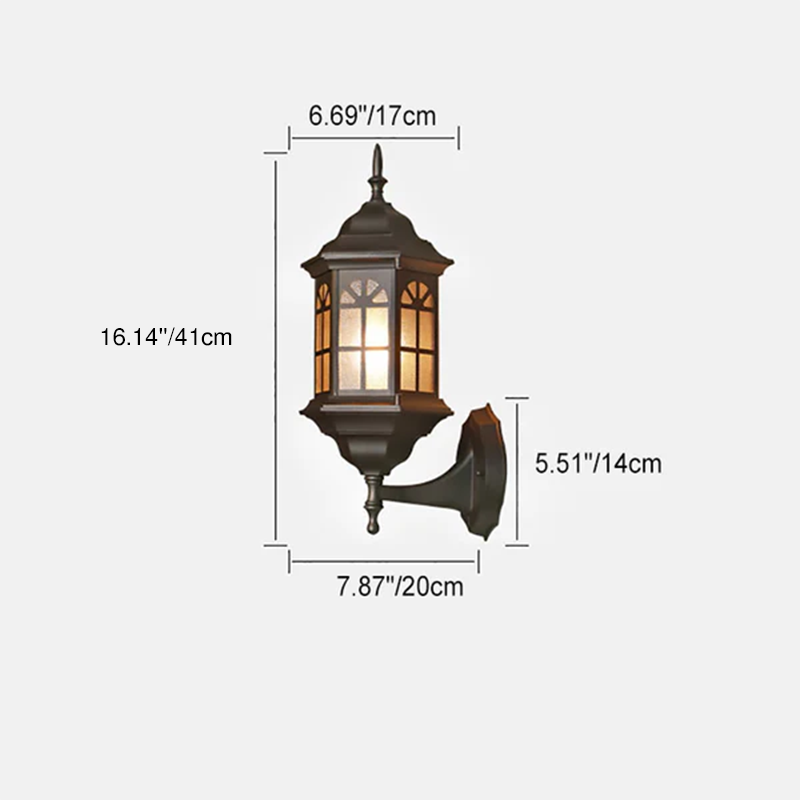 Aluminum Alloy Castle Design Outdoor Light
