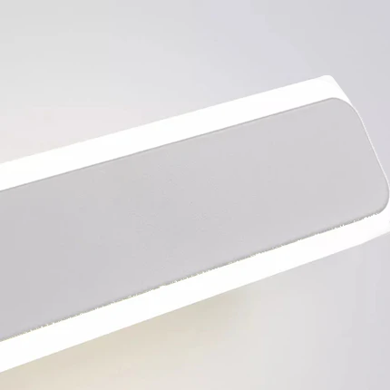Rectangular Iron Acrylic Living Wall Lamp