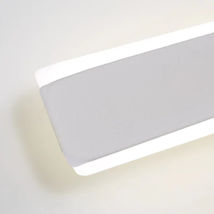 Rectangular Iron Acrylic Living Wall Lamp