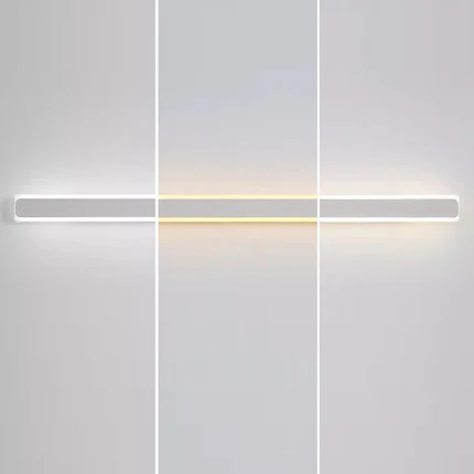 Rectangular Iron Acrylic Living Wall Lamp