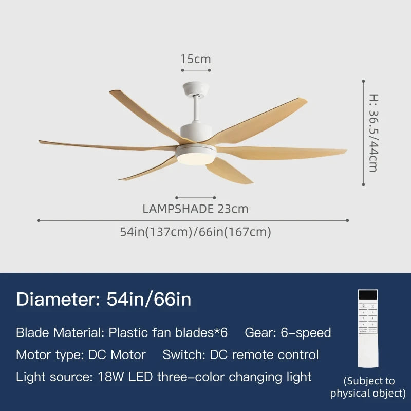 Inverter Ceiling Fan with LED Light