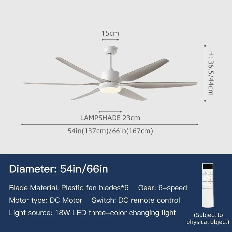 Inverter Ceiling Fan with LED Light