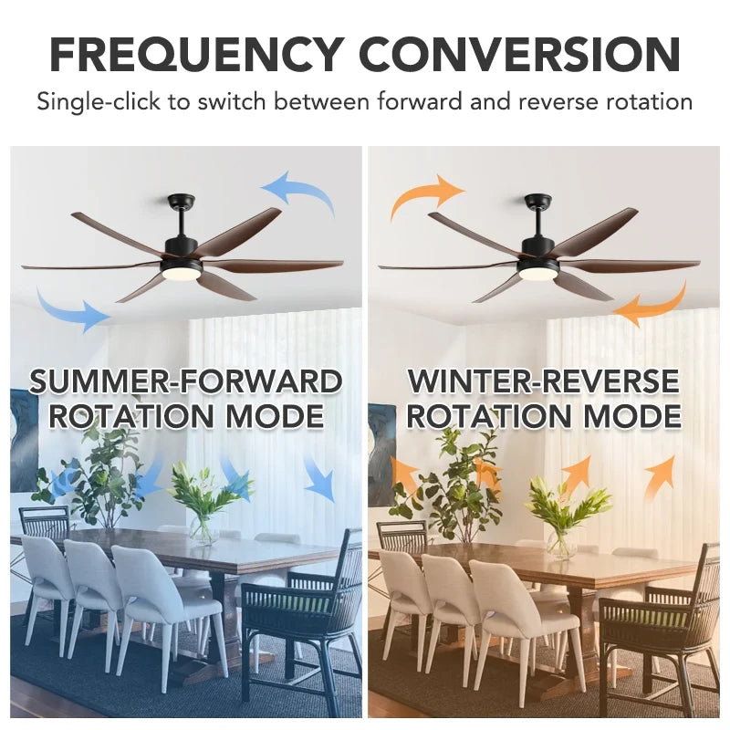 Inverter Ceiling Fan with LED Light