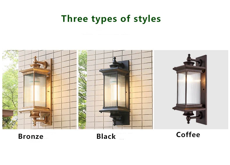 Rectangular Outdoor Light