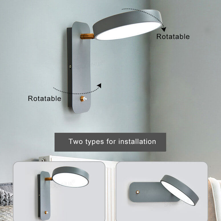 Macaron Rotatable Wall Lamp