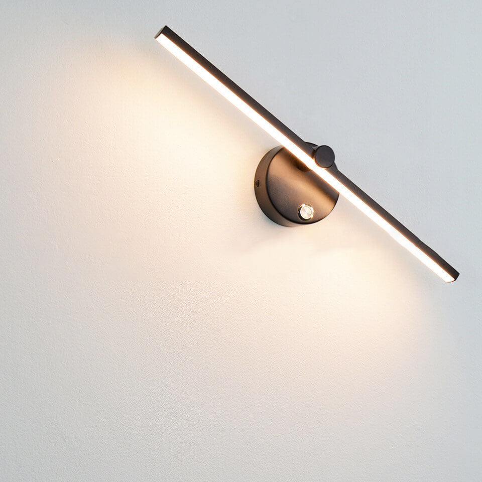 Aluminum Long Bar Switch Wall Lamp
